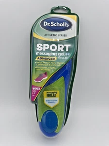 Dr Scholls Sport Massaging Gel Advanced Shoe Insoles Women Size 6-10 New Sealed - Picture 1 of 6