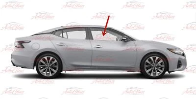 Fits 2016-2022 Nissan Maxima Passenger Right Side Front Door Glass Laminated Foto 1 de 3