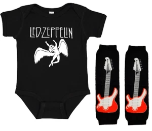 Led Zeppelin Infant Bodysuit Shirt Set Outfit - Picture 1 of 2