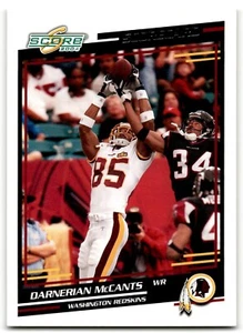 2004 Score Scorecard Darnerien McCants 212/625 Washington Redskins #325 - Picture 1 of 2