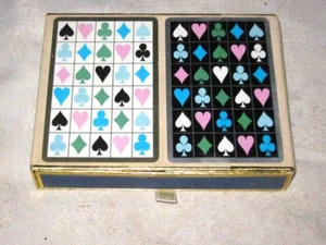 A Presentation Boxed Twin Deck of Congress Retro Suit Design Playing Cards - Bild 1 von 6