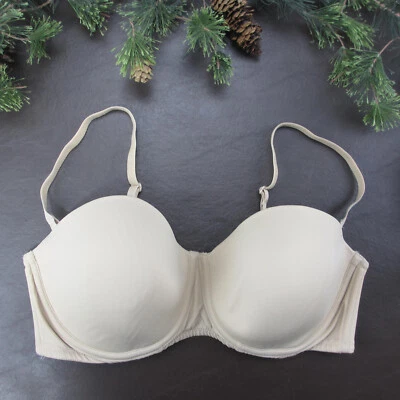 Bali Bra Size 38D Gray Padded Underwire Adjustable Clasp Back - Image 1 of 4