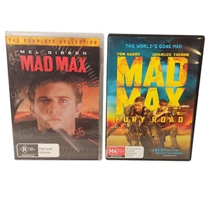 Mad Max 1 2 3 Fury Road DVD Action Police Crime Chase Survival Mel Gibson R4 VGC - Picture 1 of 20