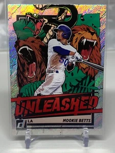Panini Donruss 2021 #UNL9 Mookie Betts Unleashed Rapture Parallel SP Dodgers - Imagen 1 de 2