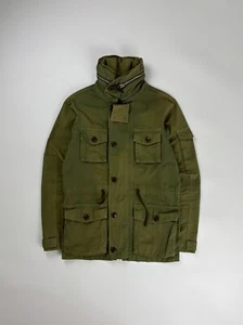 Vintage J.Crew Military Zip Up Jacket / Army Outerwear Uniform / Medium Olive - Picture 1 of 5