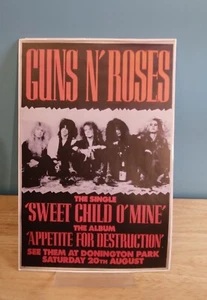 Guns N' Roses Concert 7 3/4" × 11 3/4" Sticker - Picture 1 of 2