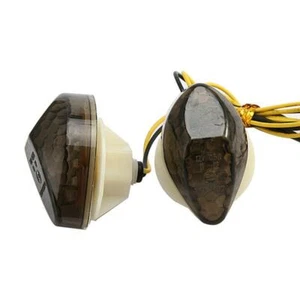 Smoke Lens LED Turn Signal Lights For Honda CBR 600 F4 1999-2000 F4i 2001-2006 - Picture 1 of 6