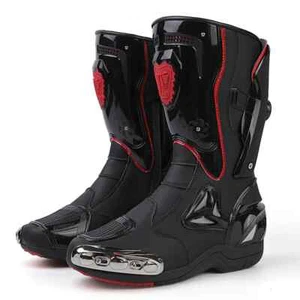 Man's Motorcyclist Boots Consolidate Breathable Motorcycle Riding Boots - Picture 1 of 26