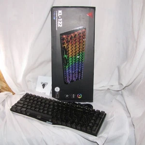 Mechanical Keyboard KL-122 Jedel-Gaming RGB Numpad Compact *New see desc* - Photo 1/6
