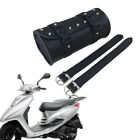 Sac de rangement pour bagages moto étanche PU sac latéral universel (noir)