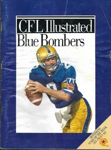 Ottawa Rough Riders - Winnipeg Blue Bombers 1984 Off. Program #2 Tom Clements  - Imagen 1 de 1