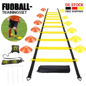 6m Profi Koordinationsleiter Trainingsleiter Fußball Agility Sportler mit Tasche - Bild 1 von 14