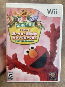 Sesame Street: Elmo's A-to-Zoo Adventure (Nintendo Wii) Complete w/ Manual CIB - Picture 1 of 3