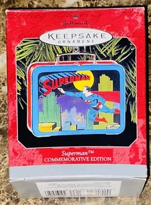 Hallmark SUPERMAN Ornament Commemorative Edition Lunchbox DC Comics 1998 NIB NEW - Picture 1 of 2
