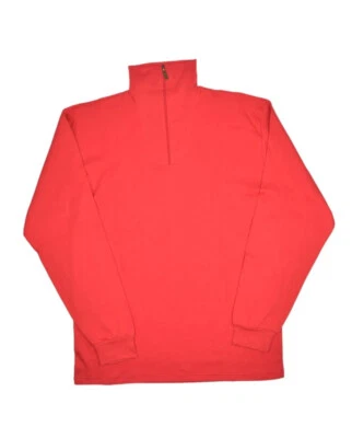 Sudadera Vinage Head Para Hombre L 52 1/4 Cremallera Capa Base Roja Esquí Hecha en Italia Foto 1 de 4