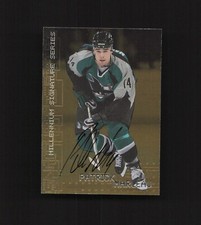 1999-00 ITG Be A Player Millennium Signature Series #210 Patrick Marleau Auto