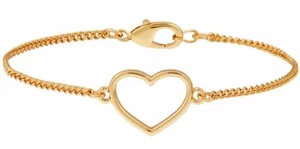 Accessorize Herz Verschluss Armband Gold Liebe Armreif Monsoon - Bild 1 von 1