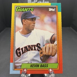 1990 Topps Traded Factory Set White Back Kevin Bass #7T San Francisco Giants