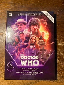Doctor Who Baker/McCoyThe Well-Mannered War & Damaged Goods Audio CD Ltd Edition - Picture 1 of 5