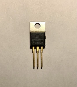 QTY 10 MOTOROLA Gold MC7906CT TO220 NEGATIVER 6 VOLT SPANNUNGSREGLER - Bild 1 von 2