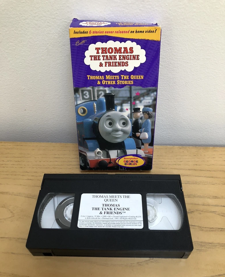 Thomas the Tank Engine & Friends Thomas Meets the Queen Other Stories VHS Train - Image 1 of 3