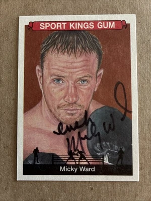 Irish MICKY WARD SIGNED AUTOGRAPH 2018 SPORT KINGS TRADING CARD BOXING CHAMP - Image 1 of 2