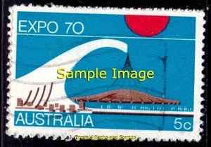 EBS Australia 1970 - EXPO '70, Osaka - Australian Pavilion - Used (472 - Picture 1 of 1