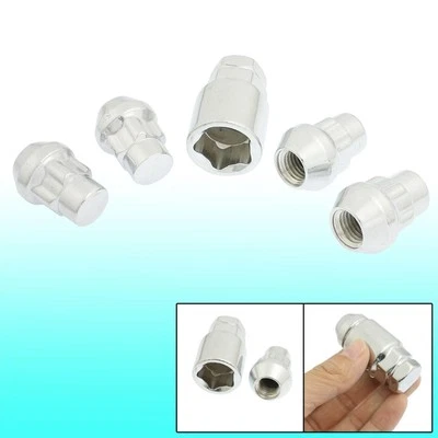 Tuercas de rueda de transmisión Spline universal M12x1.5 con llave de enchufe de 5 puntos para automóvil Foto 1 de 4