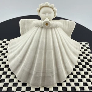 Margaret Furlong Trompeter Engel Ornament Porzellan 1980 ca. Apx 3" x 3" - Bild 1 von 10