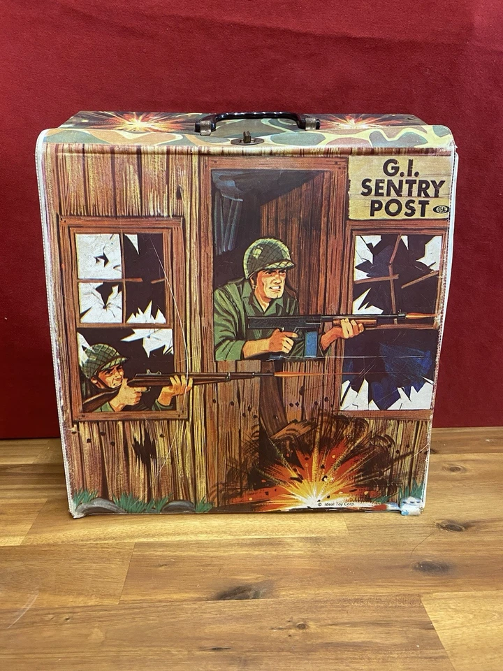 "Juego militar de poste centinela ideal vintage de 1960 estilo GI Joe para figuras de 12""" Foto 1 de 4