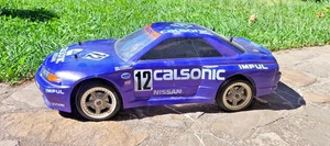 Vintage Kyosho Nissan Calsonic Skyline GTR 4WD R32 1/8 GP20 Super Eight Inferno - Bild 1 von 11