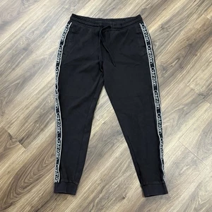 Calvin Klein Jogger Herren XL Schwarz Hose Tapered Joggers Tape Seam - Bild 1 von 3