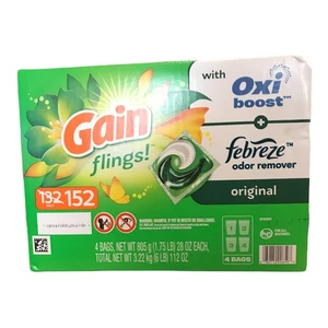 Gain Flings! Flüssigwaschmittel Pacs, Originalduft (152 ct.) - Bild 1 von 1