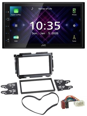 JVC DAB 2DIN MP3 Bluetooth USB Autoradio für Honda HR-V (RU, ab 2015) - Bild 1 von 4