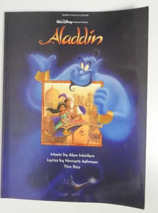 Aladdin song book from Disney Movie 7 songs piano vocals guitar PVG paperback - Picture 1 of 4