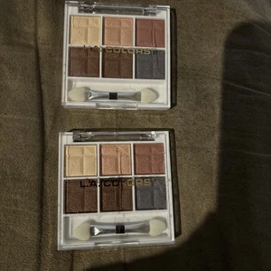 L.A. COLORS 6-Color Eyeshaow Palette - - Smooth - *EARTHY* Lot Of 2 - Picture 1 of 2