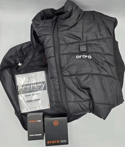 Nuevo con etiquetas Chaleco acolchado térmico Ororo Classic 4 zonas para hombre L negro con batería/cargador - Imagen 1 de 4