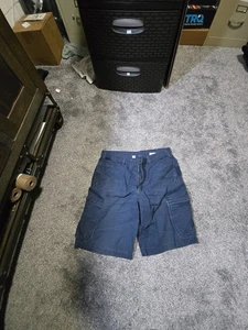 2 pares de pantalones cortos cargo Carhartt para hombre 36 azules Ripstop Broxton Force trabajo suelto  - Imagen 1 de 10
