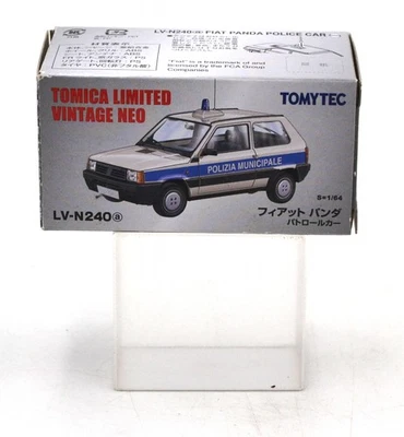 Tomytec 1/64 菲亚特熊猫警车 (Lv-N240) Takara Tomy — 第 1/2 张图片