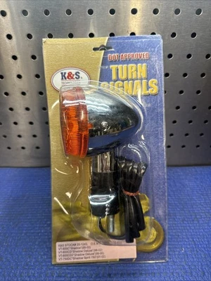 K&S 25-1243 Turn Signal for Honda Shadow Spirit Deluxe 600 750 1998-2002 - Image 1 of 2