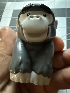 Fisher Price Little People Gorilla Black Gray Toddler Toy FHC52 2017 2.75" - Picture 1 of 5