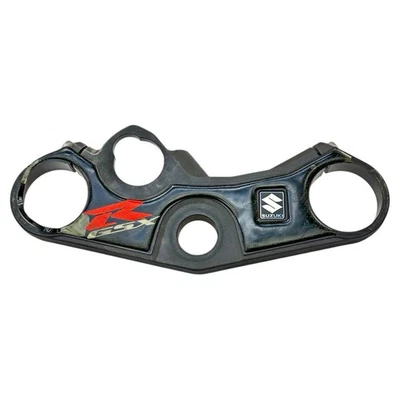 2007 - 2008 SUZUKI GSXR 1000 BRAÇADEIRA DE ÁRVORE TRIPLA SUPERIOR GARFO DIANTEIRO HASTE ESTOQUE FABRICANTE DE EQUIPAMENTO ORIGINAL - Imagem 1 de 4