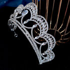 Wedding Rhinestone Tiara Headband Princess Crown Silver-OF