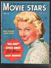 Movie Stars Parade 4/1954-Ideal-Doris Day-Rock Hudson-June Allyson-Jane Wyman...