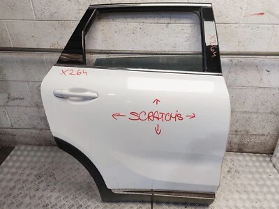 KIA SORENTO MK3 UM COMPLETE DOOR REAR RIGHT DRIVER SIDE OFFSIDE IN WHITE UD 2016 - Image 1 of 4