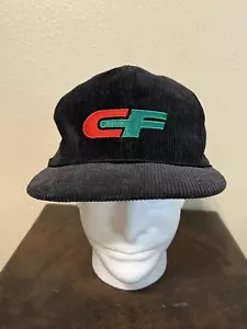 Vintage 1980’s CF Consolidated Freightways Truckers Cord Hat SnapBack - Bild 1 von 6