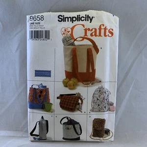Simplicity Crafts 9658 Utility Bag Package Tote Bottle Holder Pajama Diaper Bag - Picture 1 of 4