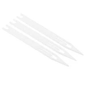 3pcs Navetta Ago Rete 5# Plastica Rete da Pesca Riparazione Linea Strumento di Riparazione, Bianco - Foto 1 di 5