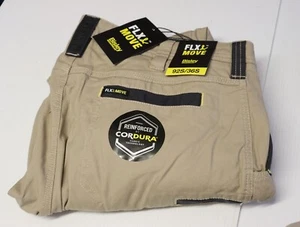 Bisley Flx & Move Stretch Canvas Cargo Work Pants - Size 92S / 36S - New - Picture 1 of 12