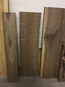 Nussbaum Brett Nussbaum Wallnuss Holz ca. 120 x 40 x 2 cm (10 12 13 14 15 18 mm)